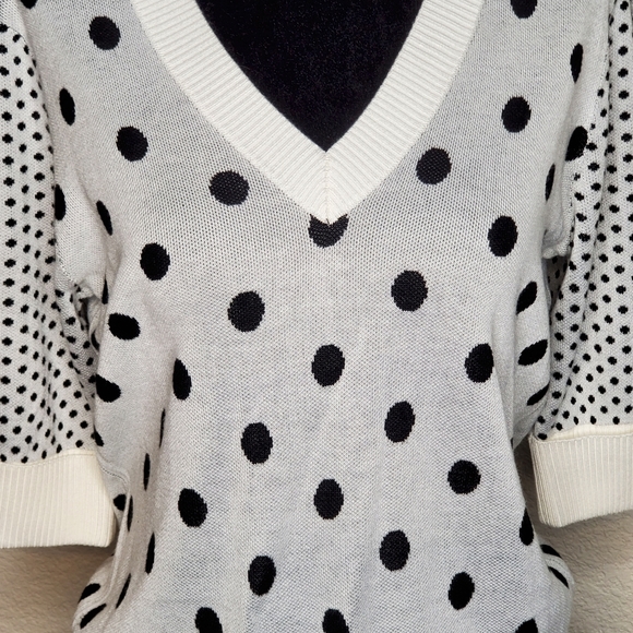 Les Serein Polka-dot Knit.  NWOT - Picture 4 of 10